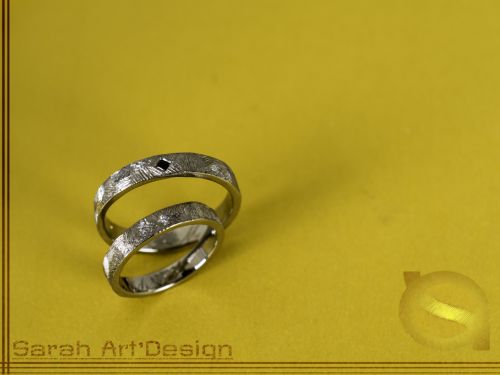 alliances or blanc diamants diamants noirs