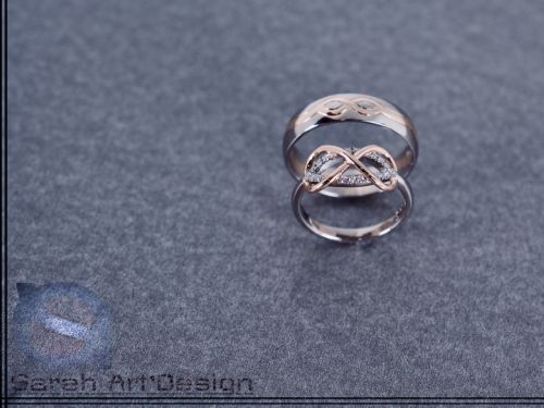 alliances or gris or rouge diamants