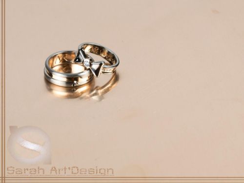 alliances or gris or rouge diamant