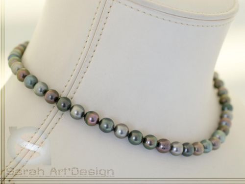 collier perles Tahiti