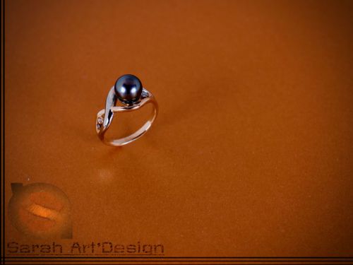 bague or gris or rouge perle Tahiti